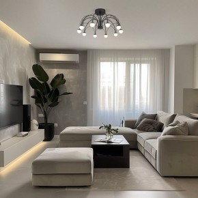 Люстра на штанге Eurosvet Ragno 90035/10 LED черный в Воткинске - votkinsk.ok-mebel.com | фото 5