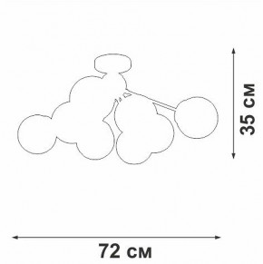 Люстра на штанге Vitaluce V3772 V3772-8/8PL в Воткинске - votkinsk.ok-mebel.com | фото 4