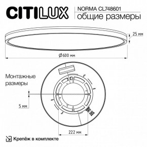 Накладной светильник Citilux Norma CL748601 в Воткинске - votkinsk.ok-mebel.com | фото 11