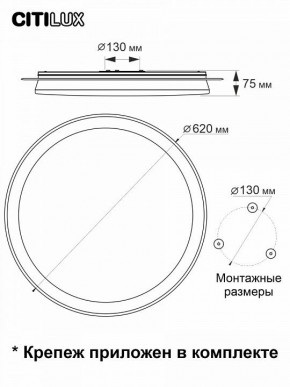 Накладной светильник Citilux Спутник CL734900G в Воткинске - votkinsk.ok-mebel.com | фото 12