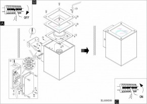 Накладной светильник Eglo Tabo 1 88099 в Воткинске - votkinsk.ok-mebel.com | фото 2