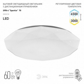 Накладной светильник Эра Классик SPB-6-70-RC Sparkle в Воткинске - votkinsk.ok-mebel.com | фото 2