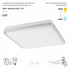 Накладной светильник Эра Классик SPB-6 Brilliance Slim S 70 в Воткинске - votkinsk.ok-mebel.com | фото 2