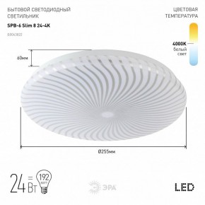 Накладной светильник Эра Slim SPB-6 Slim 8 24-4K в Воткинске - votkinsk.ok-mebel.com | фото 2