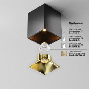 Накладной светильник Maytoni Alfa LED C065CL-8W2.7K-SQ-B в Воткинске - votkinsk.ok-mebel.com | фото 6