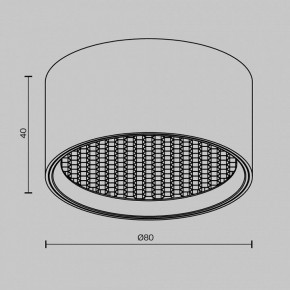 Накладной светильник Maytoni Glare C122CL-L7-4K-BS в Воткинске - votkinsk.ok-mebel.com | фото 6