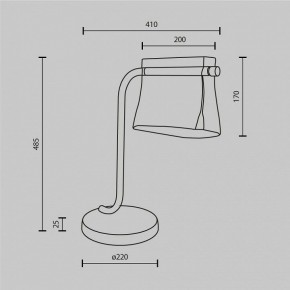 Настольная лампа декоративная Maytoni Cabaret MOD170TL-L8BS3K в Воткинске - votkinsk.ok-mebel.com | фото 7