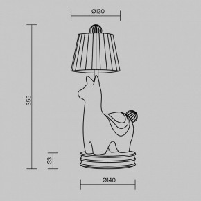 Настольная лампа декоративная Maytoni Senor Alpaca MOD377TL-L5W3K в Воткинске - votkinsk.ok-mebel.com | фото 10