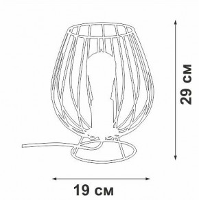 Настольная лампа декоративная Vitaluce V4296 V4296-0/1L в Воткинске - votkinsk.ok-mebel.com | фото 3