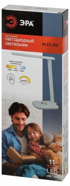 Настольная лампа офисная Эра  NLED-502-11W-W в Воткинске - votkinsk.ok-mebel.com | фото 6