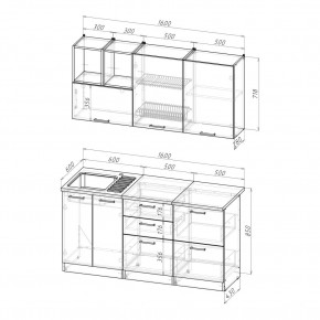 ОЛЬГА Кухонный гарнитур Стандарт 4 (1600 мм) в Воткинске - votkinsk.ok-mebel.com | фото 2