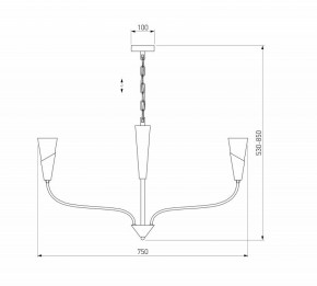 Подвесная люстра Eurosvet Rhyton 60167/6 никель в Воткинске - votkinsk.ok-mebel.com | фото 5