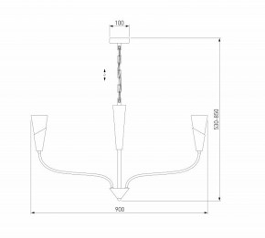 Подвесная люстра Eurosvet Rhyton 60167/8 никель в Воткинске - votkinsk.ok-mebel.com | фото 6