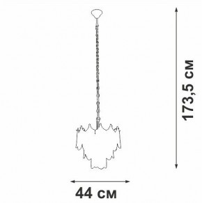 Подвесная люстра Vitaluce V58120 V58120-8/5 в Воткинске - votkinsk.ok-mebel.com | фото 3