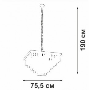 Подвесная люстра Vitaluce V5818 V5818-8/13 в Воткинске - votkinsk.ok-mebel.com | фото 5