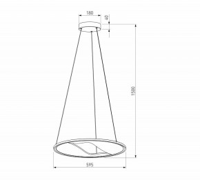Подвесной светильник Eurosvet Occhio 40027/1 LED серый в Воткинске - votkinsk.ok-mebel.com | фото 5