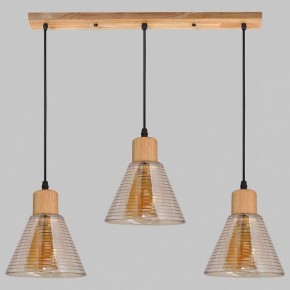 Подвесной светильник Imex MD.5870 MD.5870-3-P-WOOD+BK в Воткинске - votkinsk.ok-mebel.com | фото