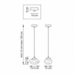 Подвесной светильник Lightstar Meringe 799033 в Воткинске - votkinsk.ok-mebel.com | фото 4