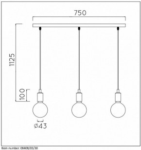 Подвесной светильник Lucide Fix Multiple 08408/03/30 в Воткинске - votkinsk.ok-mebel.com | фото 4