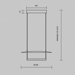 Подвесной светильник Maytoni Ambience MOD280PL-L30B3K1 в Воткинске - votkinsk.ok-mebel.com | фото 4