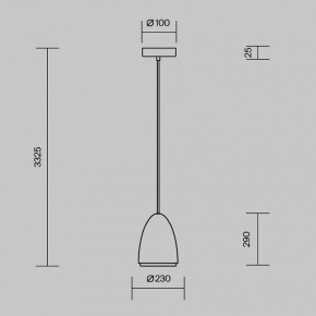 Подвесной светильник Maytoni Pilastro MOD430PL-01CM в Воткинске - votkinsk.ok-mebel.com | фото 5