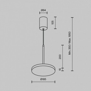 Подвесной светильник Maytoni Plato P076PL-L12W4K-BS в Воткинске - votkinsk.ok-mebel.com | фото 6