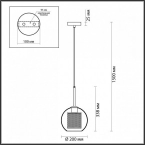 Подвесной светильник Odeon Light Clocky 4939/1 в Воткинске - votkinsk.ok-mebel.com | фото 4