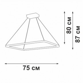 Подвесной светильник Vitaluce V2704 V2704-9/1S в Воткинске - votkinsk.ok-mebel.com | фото 3