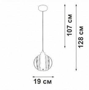 Подвесной светильник Vitaluce V2852 V2852-1/1S в Воткинске - votkinsk.ok-mebel.com | фото 6