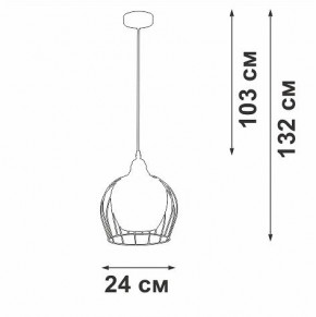 Подвесной светильник Vitaluce V2859 V2859-1/1S в Воткинске - votkinsk.ok-mebel.com | фото 4