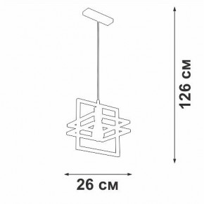 Подвесной светильник Vitaluce V2861 V2861-1/1S в Воткинске - votkinsk.ok-mebel.com | фото 5