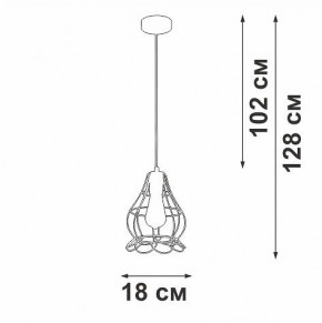 Подвесной светильник Vitaluce V2868 V2868-1/1S в Воткинске - votkinsk.ok-mebel.com | фото 5