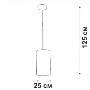 Подвесной светильник Vitaluce V2895 V2895-0/1S в Воткинске - votkinsk.ok-mebel.com | фото 6