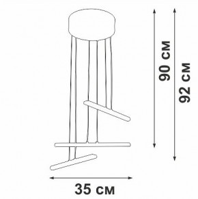 Подвесной светильник Vitaluce V3046 V3046-0/3S в Воткинске - votkinsk.ok-mebel.com | фото 5