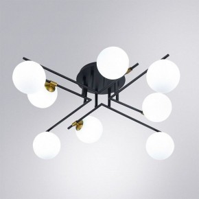 Потолочная люстра Arte Lamp Gemini A2243PL-8BK в Воткинске - votkinsk.ok-mebel.com | фото 2