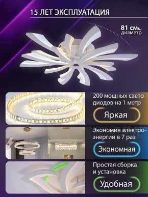 Потолочная люстра Natali Kovaltseva VIO LED LAMPS 81454 в Воткинске - votkinsk.ok-mebel.com | фото 5