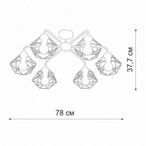 Потолочная люстра Vitaluce V42580 V42580-1/6PL в Воткинске - votkinsk.ok-mebel.com | фото 2