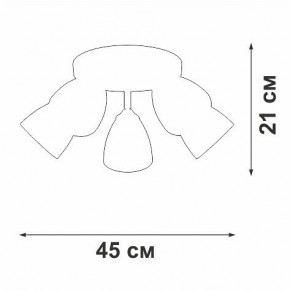Потолочная люстра Vitaluce V4355 V4355-0/5PL в Воткинске - votkinsk.ok-mebel.com | фото 4