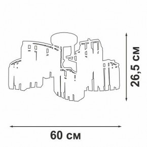 Потолочная люстра Vitaluce V5884 V5884-0/5PL в Воткинске - votkinsk.ok-mebel.com | фото 3