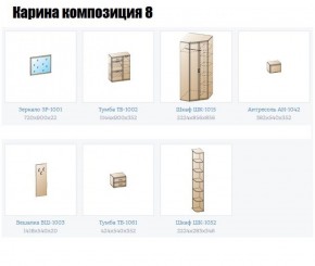 Прихожая Карина (модульная) в Воткинске - votkinsk.ok-mebel.com | фото 16