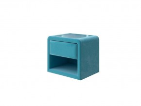 PROxSON Тумба Cube (Ткань: Велюр Shaggy Azure) 52x41 в Воткинске - votkinsk.ok-mebel.com | фото 1