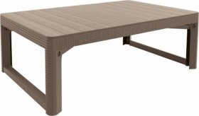 Раскладной стол Лион с регулируемой высотой столешницы (Lyon rattan table) капучино (h400/650) в Воткинске - votkinsk.ok-mebel.com | фото 4