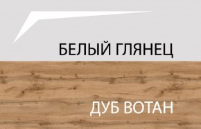 Шкаф 2DG с полками, TAURUS, цвет белый/дуб вотан в Воткинске - votkinsk.ok-mebel.com | фото 4