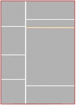 Шкаф 3-х дверный Ольга-1Н для одежды и белья в Воткинске - votkinsk.ok-mebel.com | фото 4