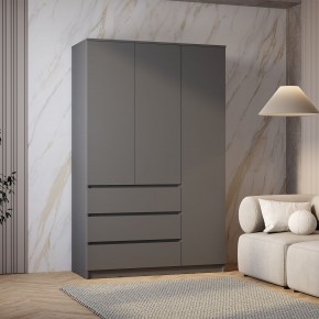 Шкаф 3-х створчатый Симпл ШК-08 (графит) в Воткинске - votkinsk.ok-mebel.com | фото 3