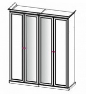 Шкаф 4-х створчатый (2+2) с Зеркалом "Патрисия" (караваджо) в Воткинске - votkinsk.ok-mebel.com | фото
