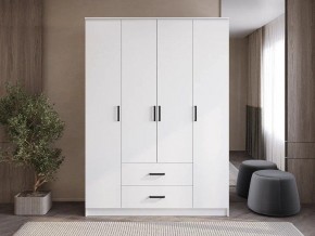 Шкаф 4-х створчатый Титан (белый) в Воткинске - votkinsk.ok-mebel.com | фото