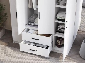Шкаф 4-х створчатый Титан (белый) в Воткинске - votkinsk.ok-mebel.com | фото 3