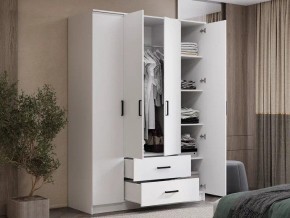 Шкаф 4-х створчатый Титан (белый) в Воткинске - votkinsk.ok-mebel.com | фото 4