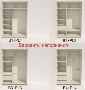 Шкаф-купе 1400 серии SOFT D6+D4+B2+PL2 (2 ящика+1штанга+1 полка) профиль «Капучино» в Воткинске - votkinsk.ok-mebel.com | фото 7